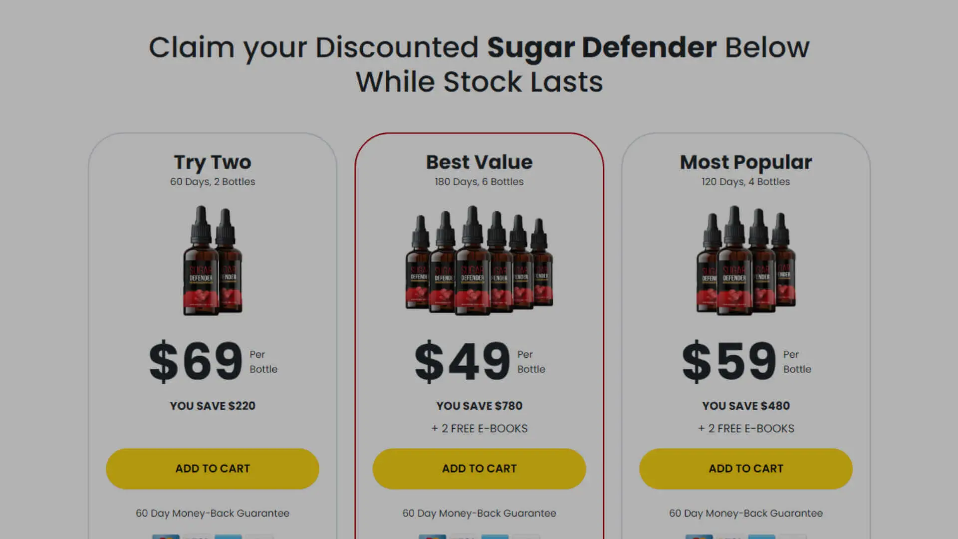 Sugar Defender supplement bottle with natural ingredients